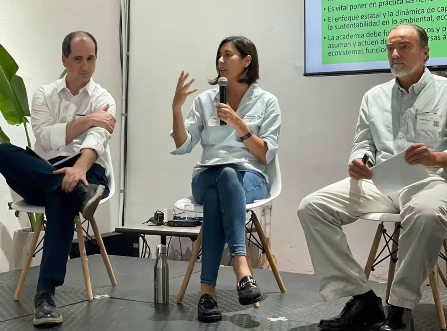 América Astrid Melo de Paisajes Futuros destacando la importancia de la ganadería regenerativa en COP16