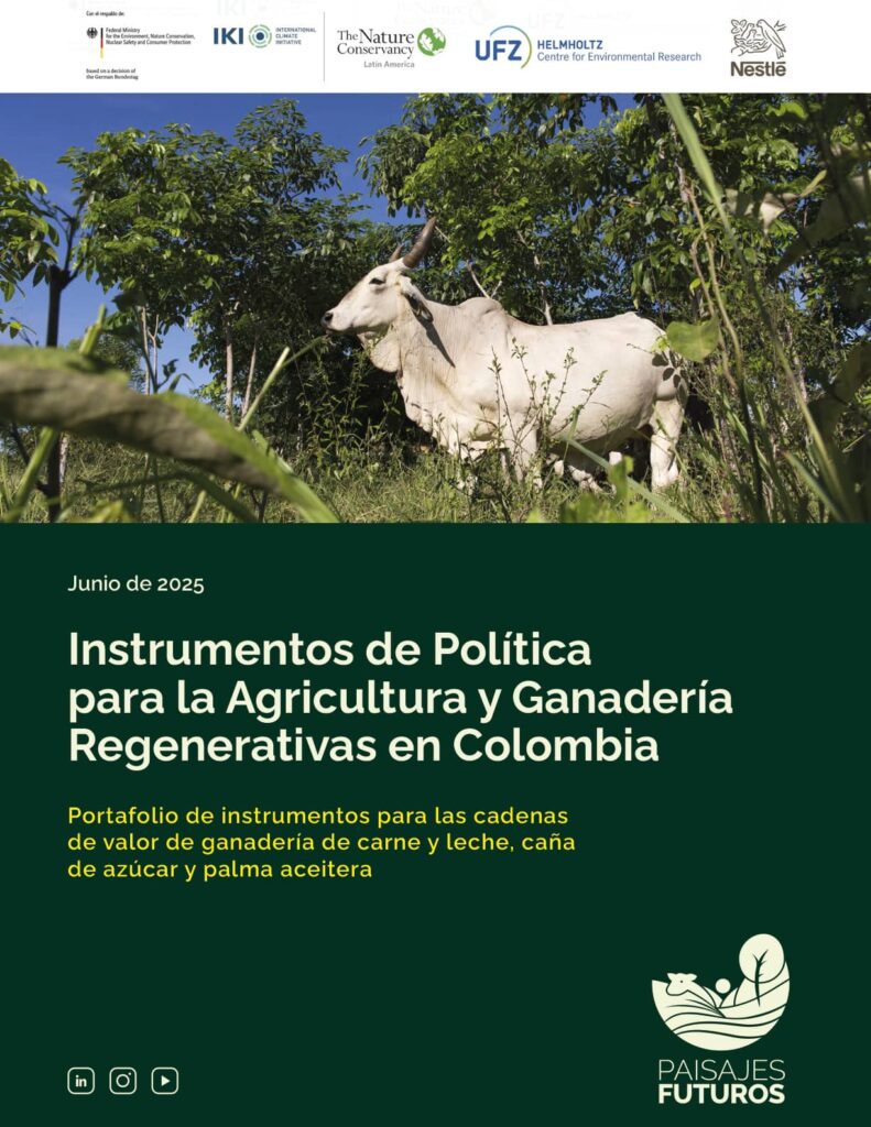 Portada Instrumentos de Política para la Agricultura y Ganadería Regenerativas en Colombia