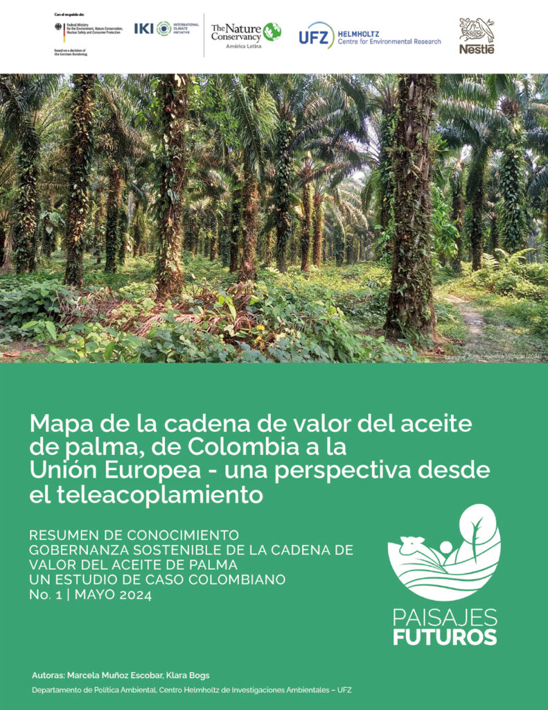 Portada del documento Mapa de la cadena de valor del aceite de palma, de Colombia a la Unión Europea