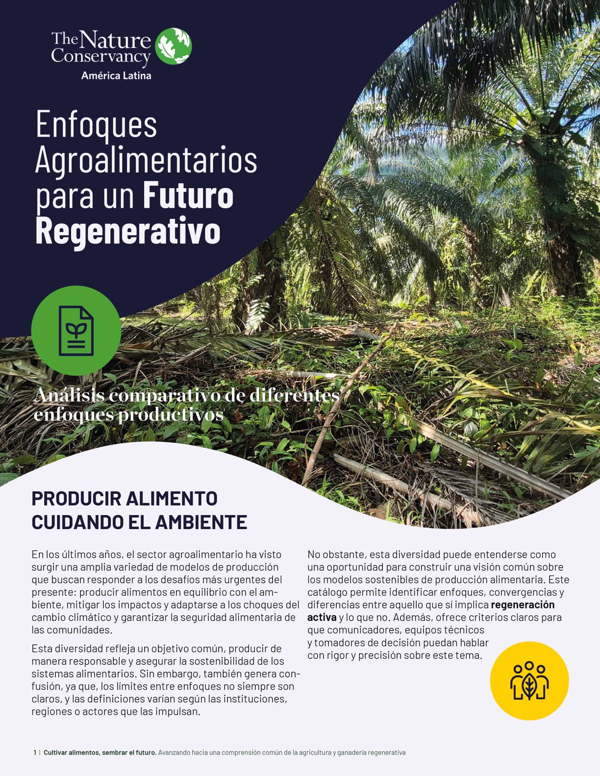 Portada Enfoques Agroalimentarios para un Futuro Regenerativo